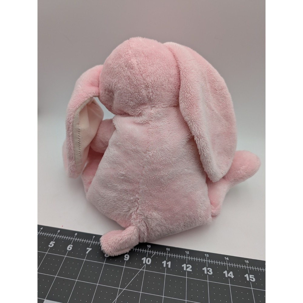 Pottery Barn Kids PBK Pink Rabbit Plush Stitched Ears Feet Stuffed Animal Toy - Picture 6 of 14